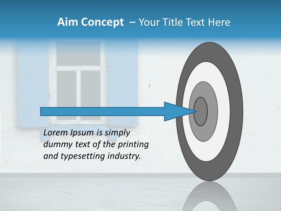 Decoration Door Interior PowerPoint Template