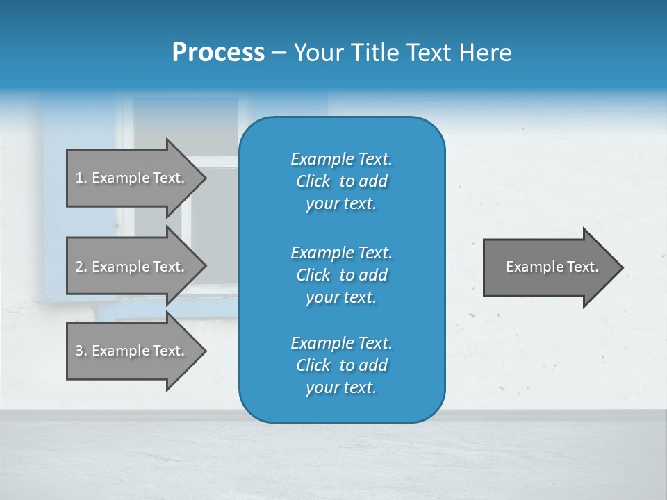 Decoration Door Interior PowerPoint Template