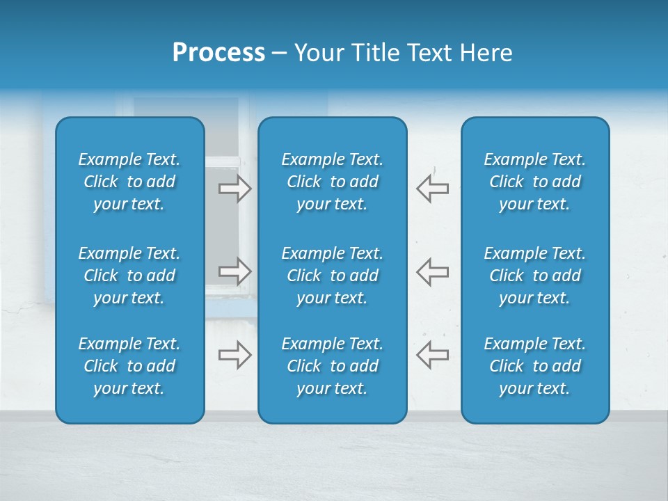 Decoration Door Interior PowerPoint Template