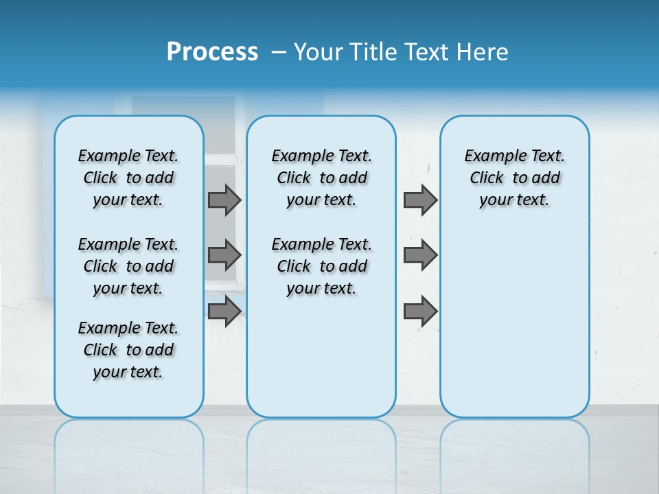 Decoration Door Interior PowerPoint Template