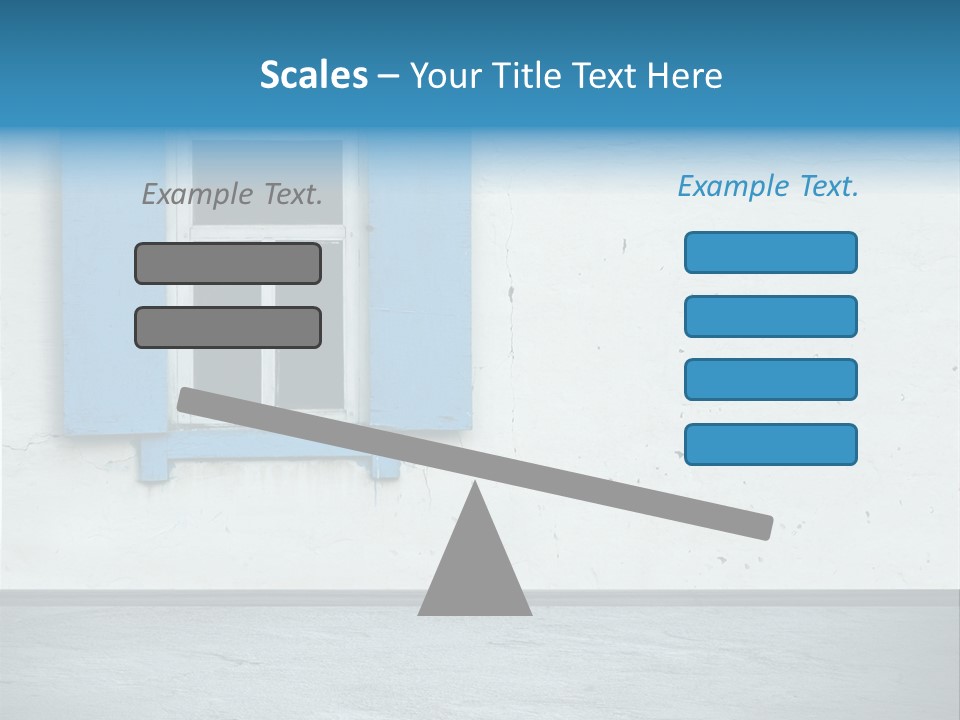 Decoration Door Interior PowerPoint Template