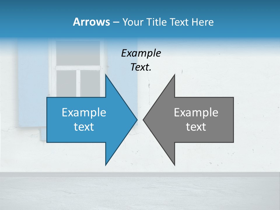 Decoration Door Interior PowerPoint Template