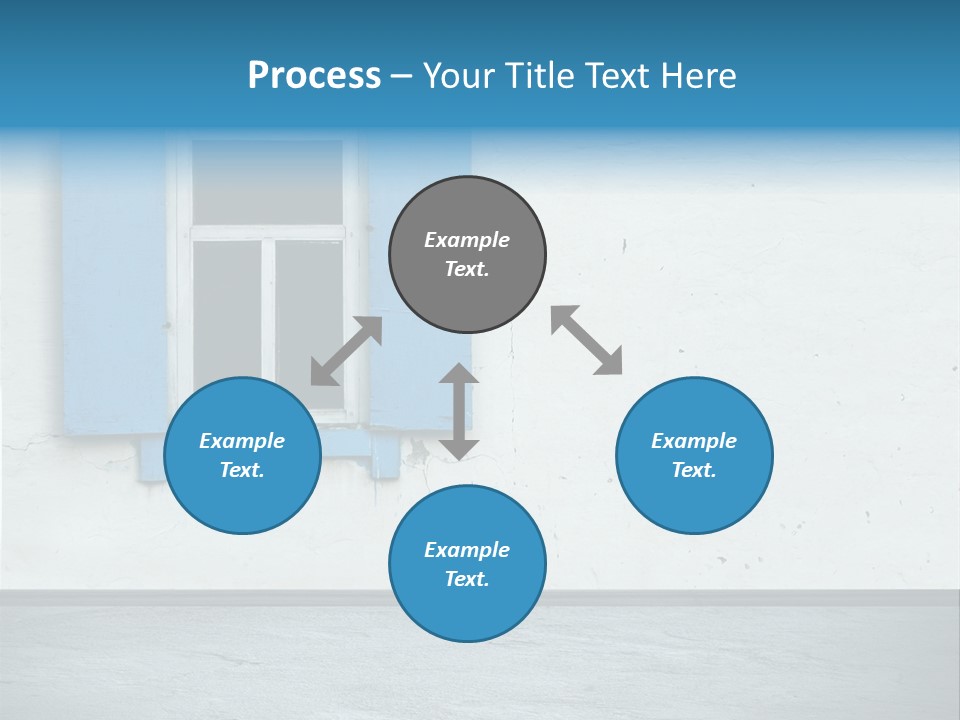 Decoration Door Interior PowerPoint Template