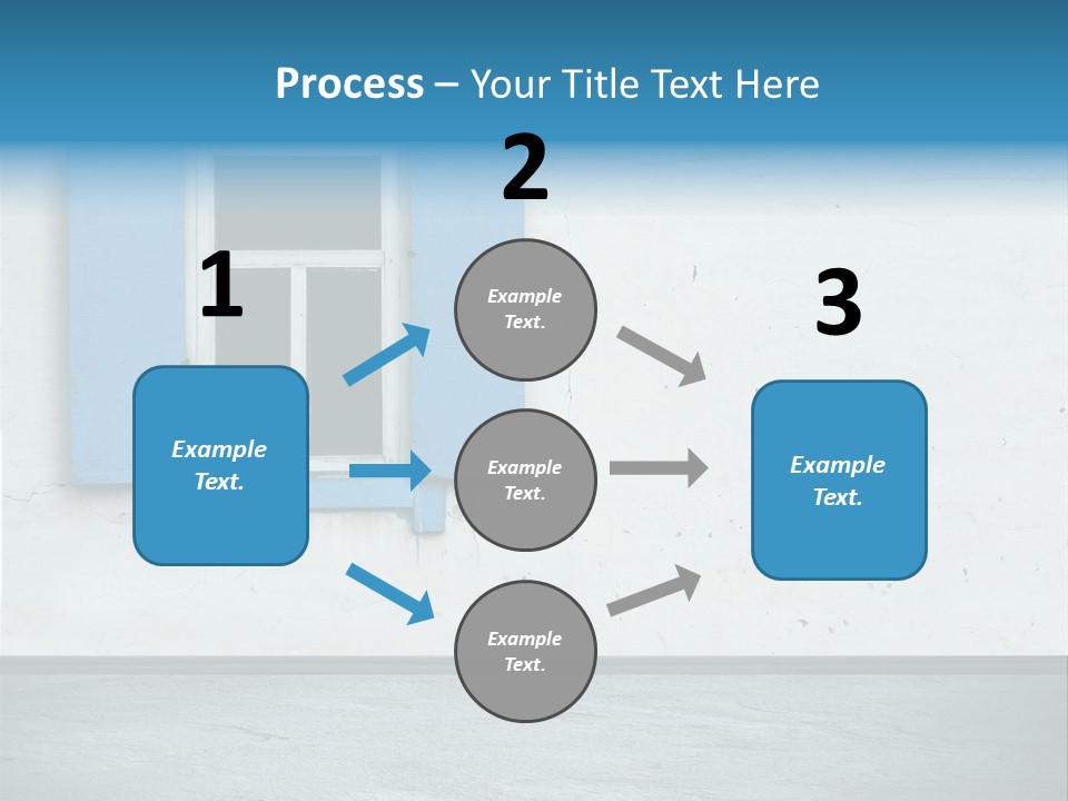 Decoration Door Interior PowerPoint Template