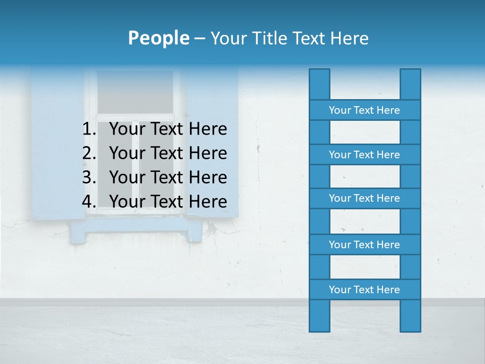 Decoration Door Interior PowerPoint Template