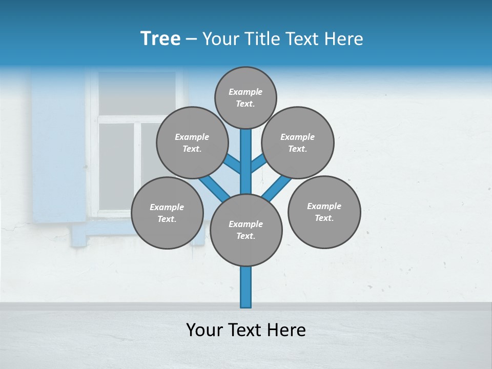 Decoration Door Interior PowerPoint Template