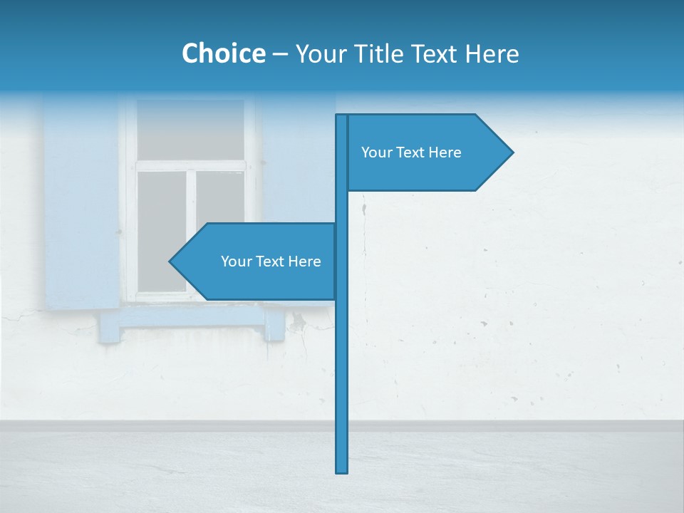 Decoration Door Interior PowerPoint Template