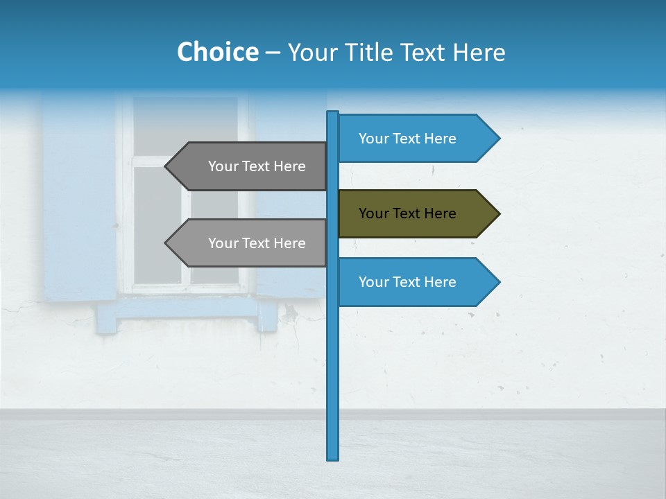 Decoration Door Interior PowerPoint Template