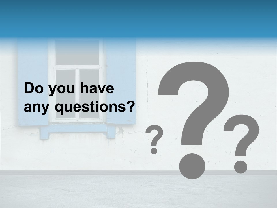 Decoration Door Interior PowerPoint Template