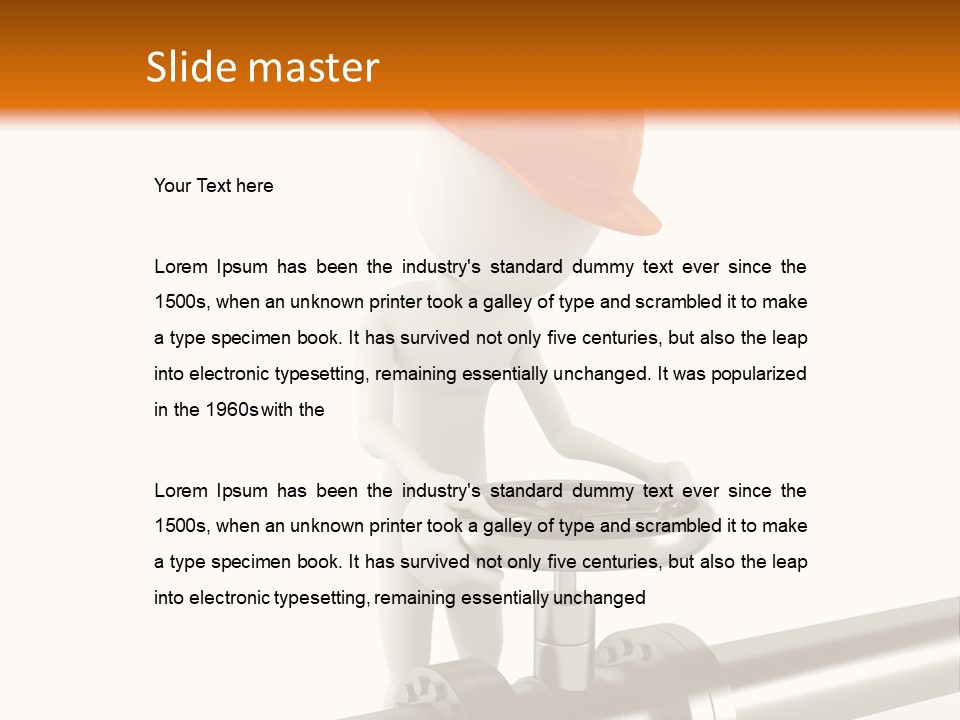 Person Natural Engineering PowerPoint Template