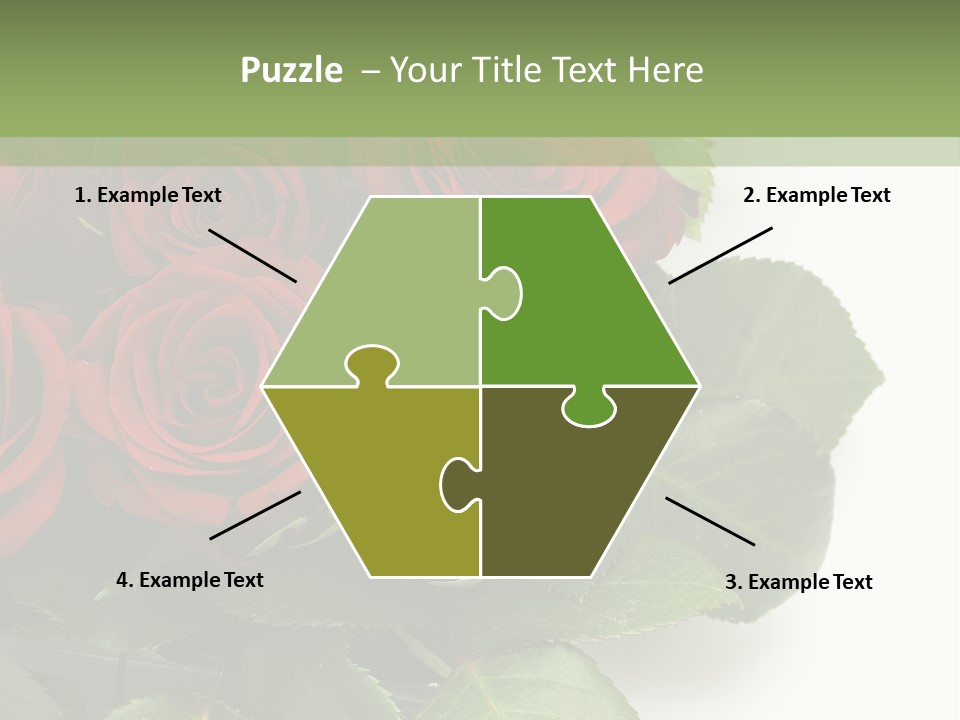 Wallpaper Fragrance Marriage PowerPoint Template