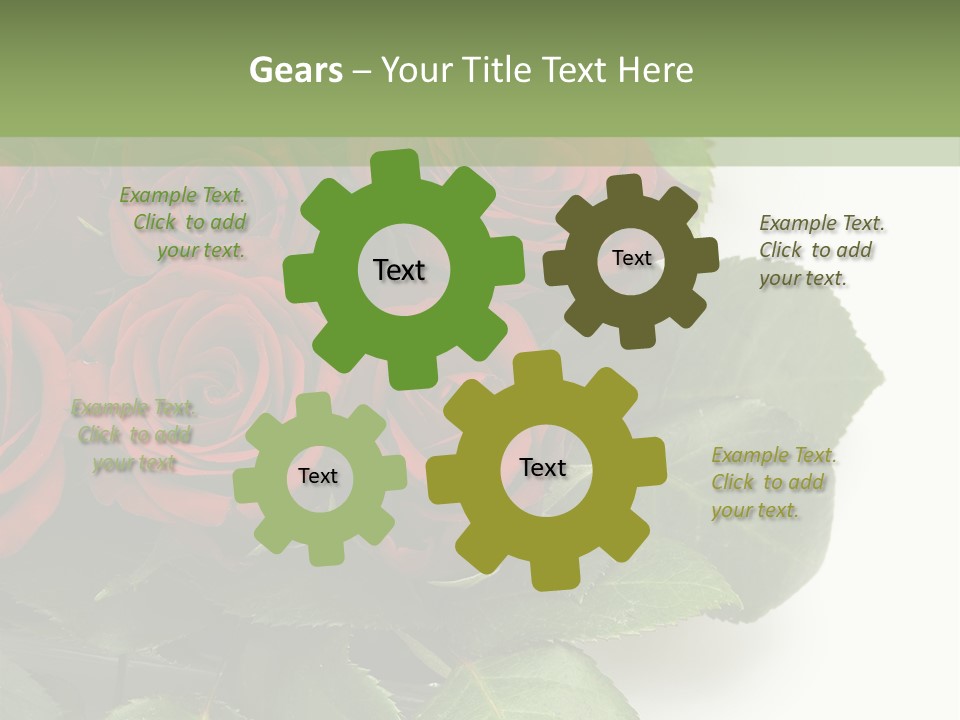 Wallpaper Fragrance Marriage PowerPoint Template