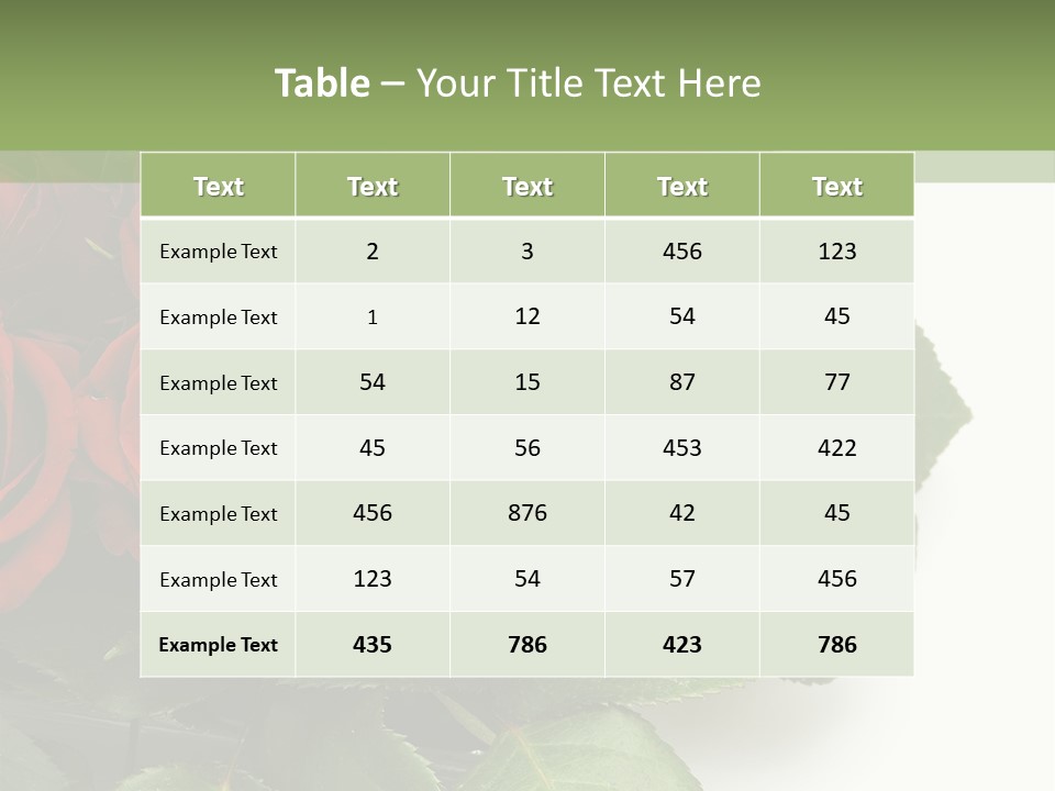 Wallpaper Fragrance Marriage PowerPoint Template