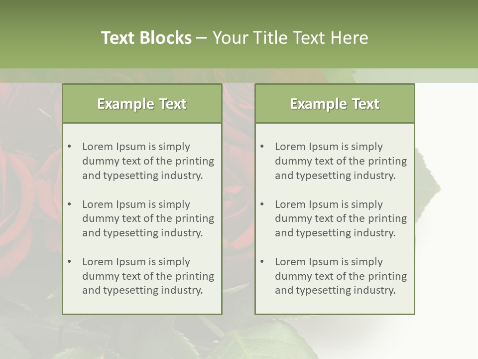 Wallpaper Fragrance Marriage PowerPoint Template