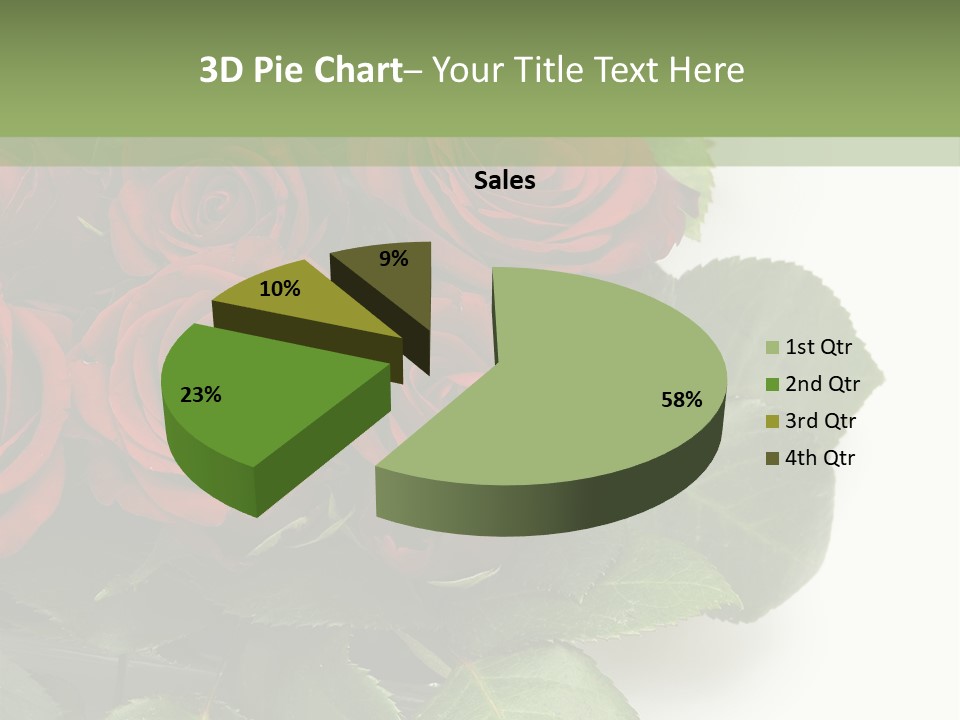 Wallpaper Fragrance Marriage PowerPoint Template