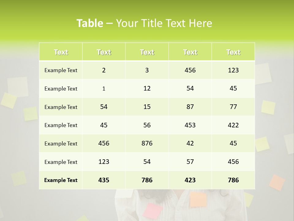 Businesswoman Note Busy PowerPoint Template