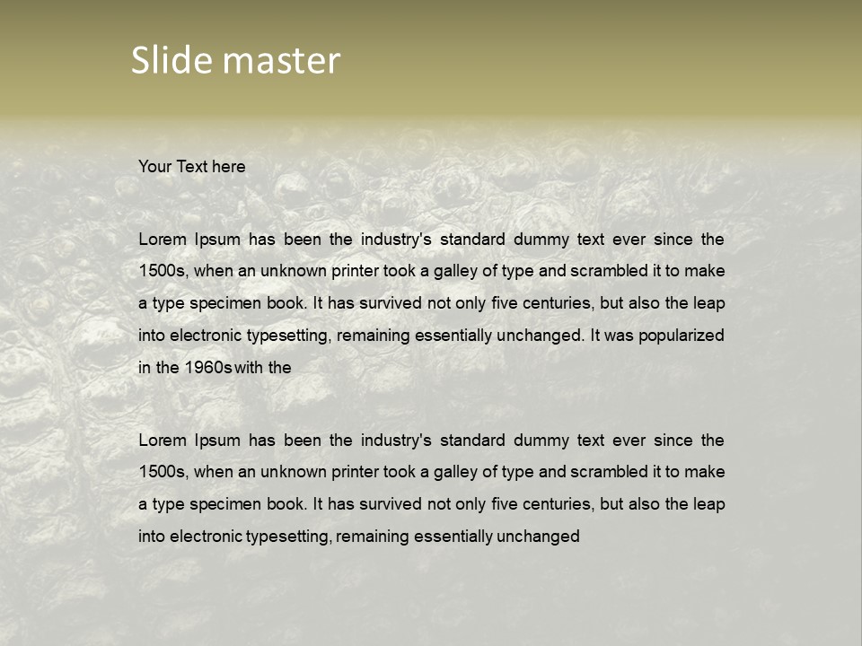 Grey Blank Rough PowerPoint Template