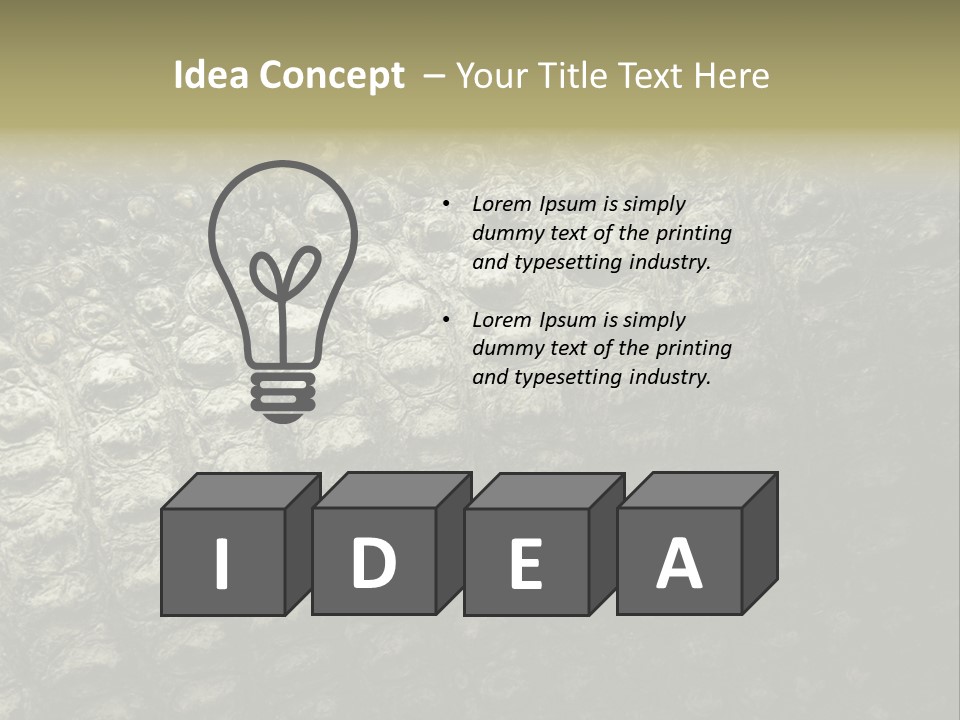 Grey Blank Rough PowerPoint Template