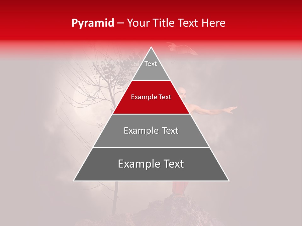 Muscular Combat Heron PowerPoint Template