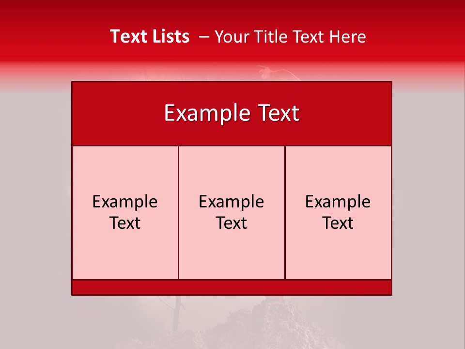 Muscular Combat Heron PowerPoint Template