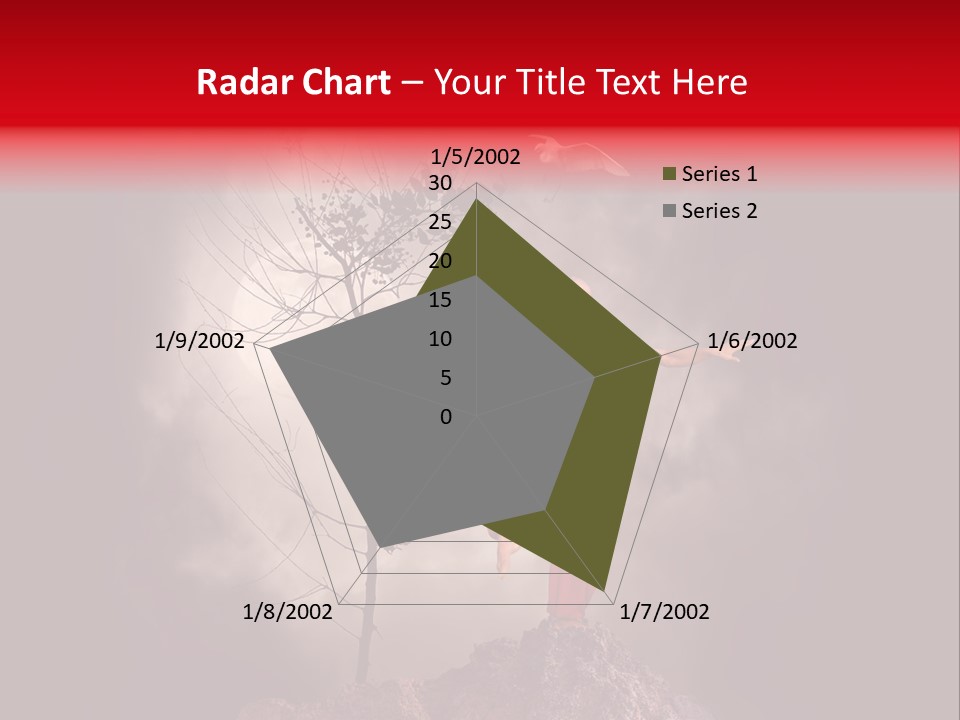 Muscular Combat Heron PowerPoint Template