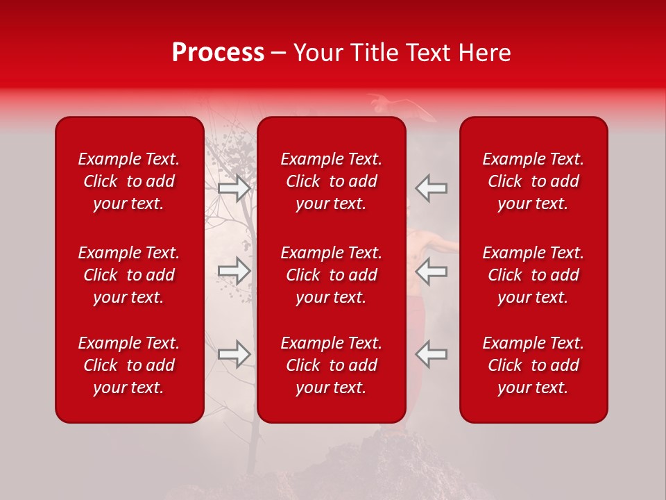 Muscular Combat Heron PowerPoint Template