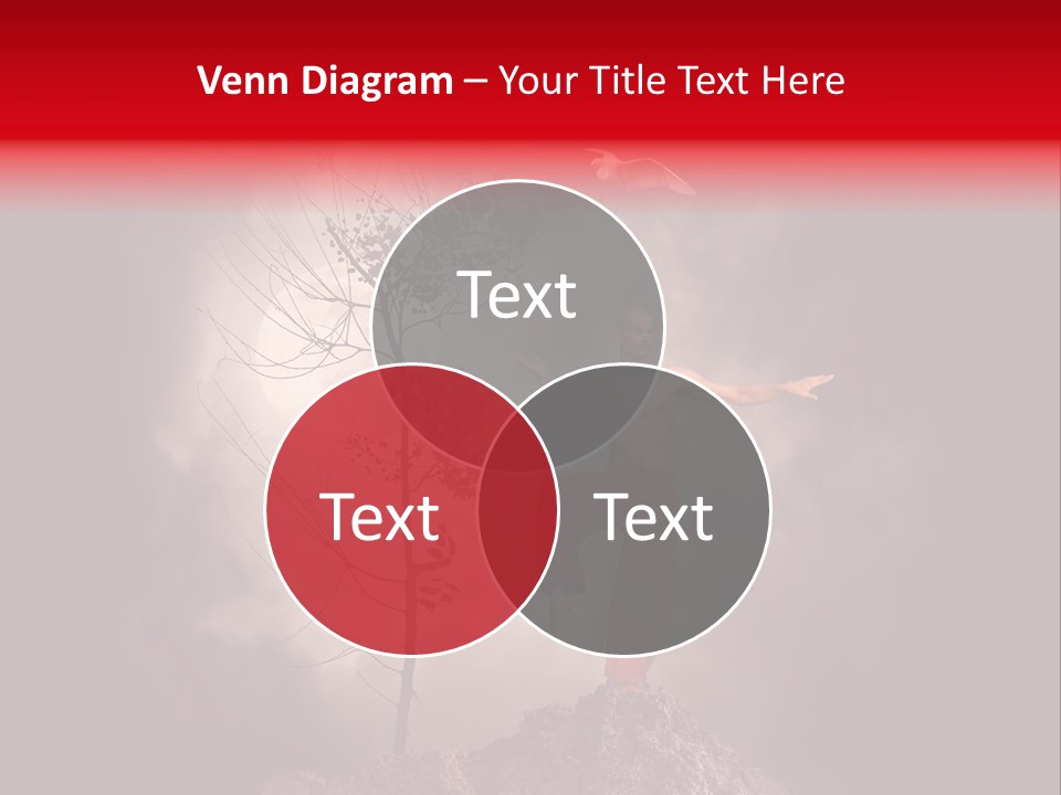 Muscular Combat Heron PowerPoint Template