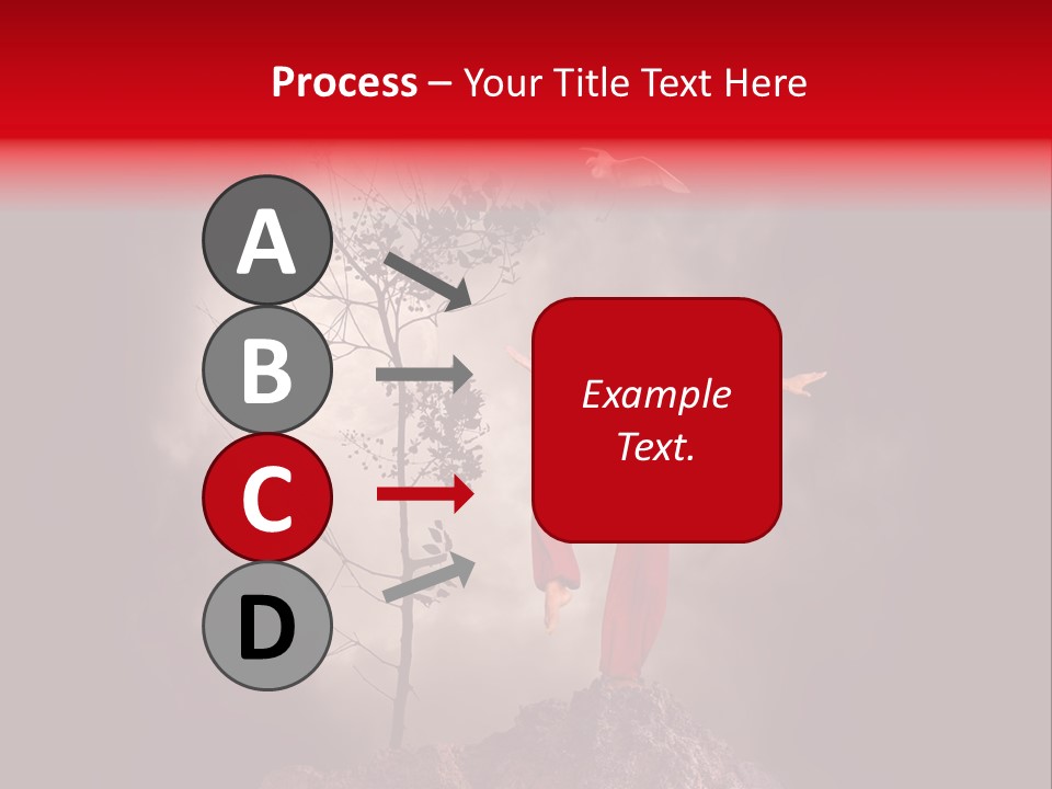 Muscular Combat Heron PowerPoint Template