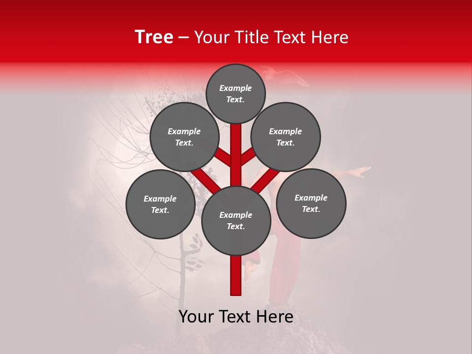 Muscular Combat Heron PowerPoint Template