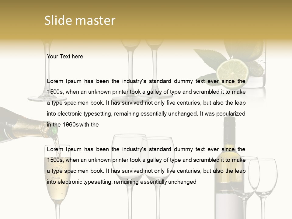 Nobody Straw Viticulture PowerPoint Template