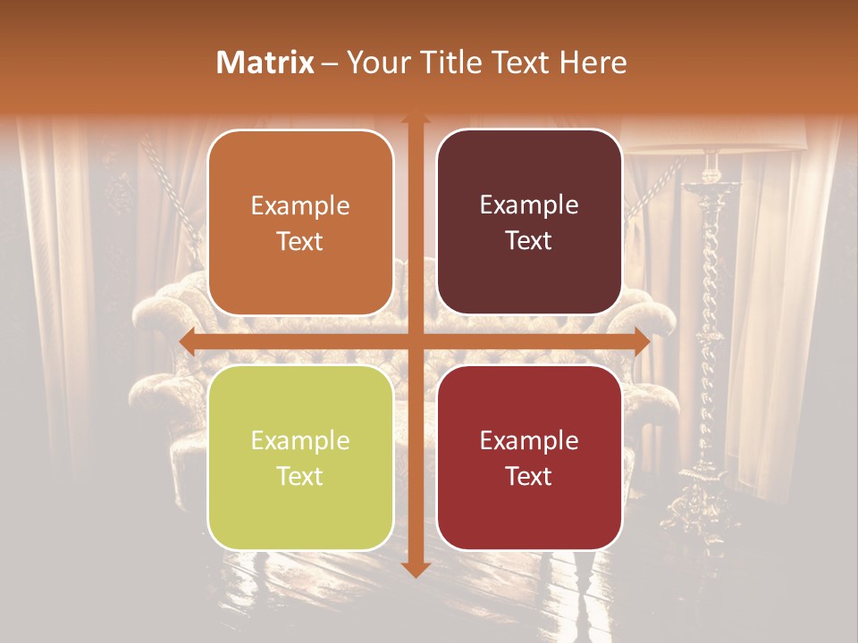 Soft Fiber Decoration PowerPoint Template