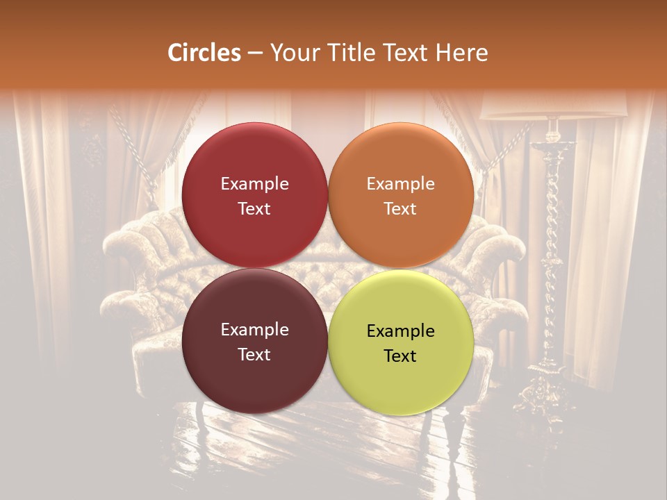 Soft Fiber Decoration PowerPoint Template