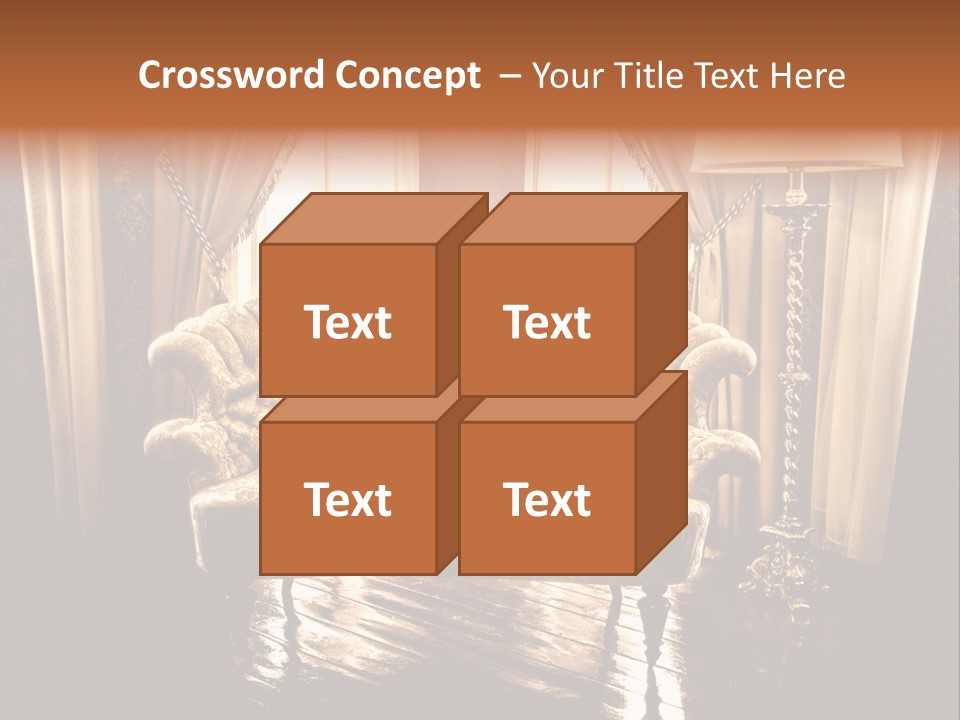 Soft Fiber Decoration PowerPoint Template
