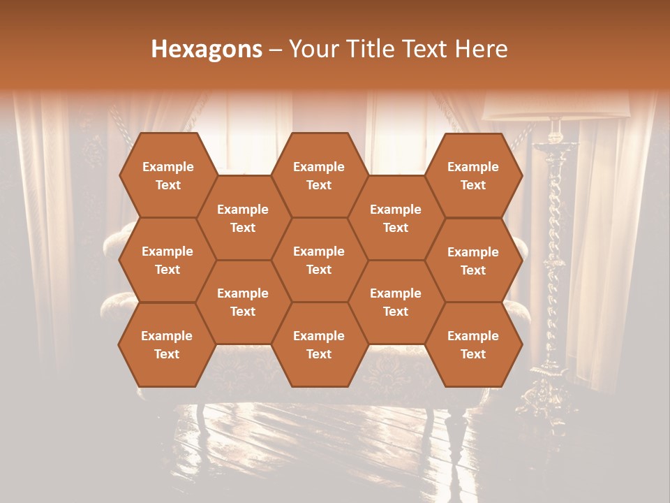 Soft Fiber Decoration PowerPoint Template