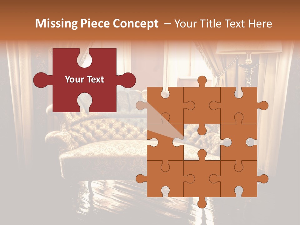 Soft Fiber Decoration PowerPoint Template