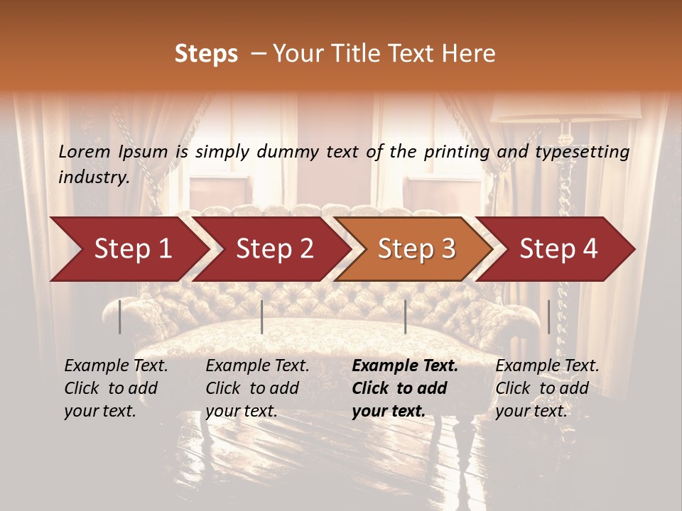 Soft Fiber Decoration PowerPoint Template