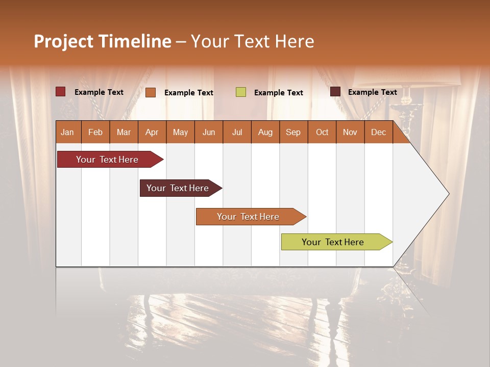 Soft Fiber Decoration PowerPoint Template