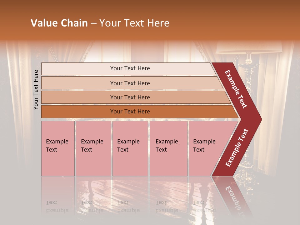 Soft Fiber Decoration PowerPoint Template