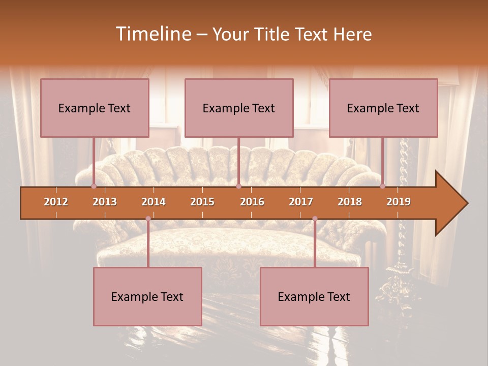 Soft Fiber Decoration PowerPoint Template