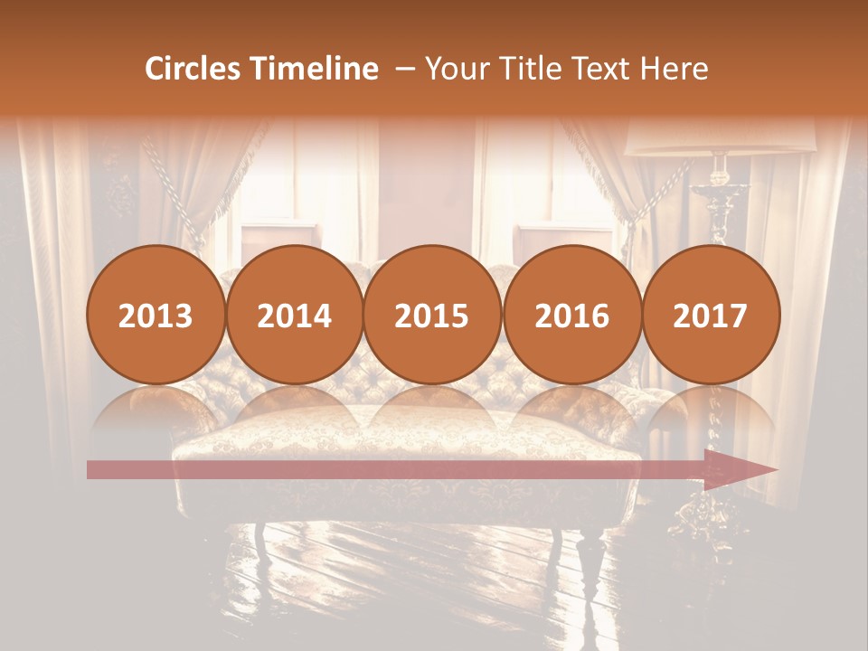 Soft Fiber Decoration PowerPoint Template