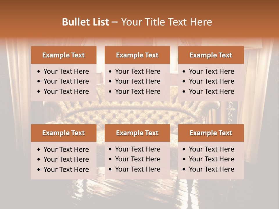 Soft Fiber Decoration PowerPoint Template