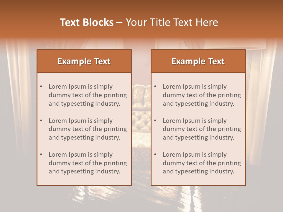Soft Fiber Decoration PowerPoint Template