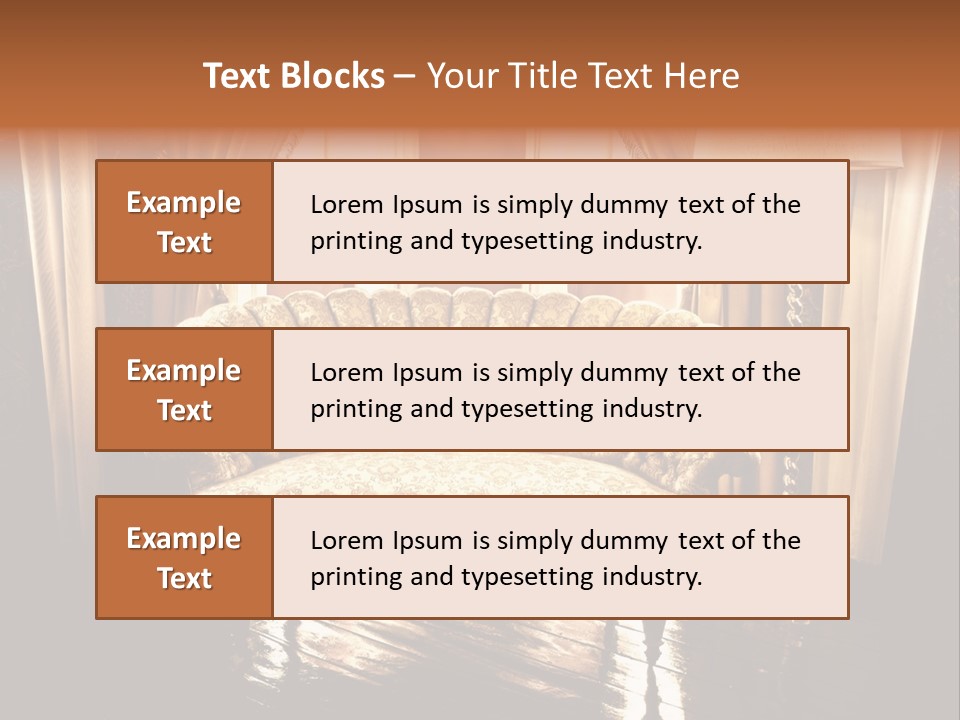 Soft Fiber Decoration PowerPoint Template