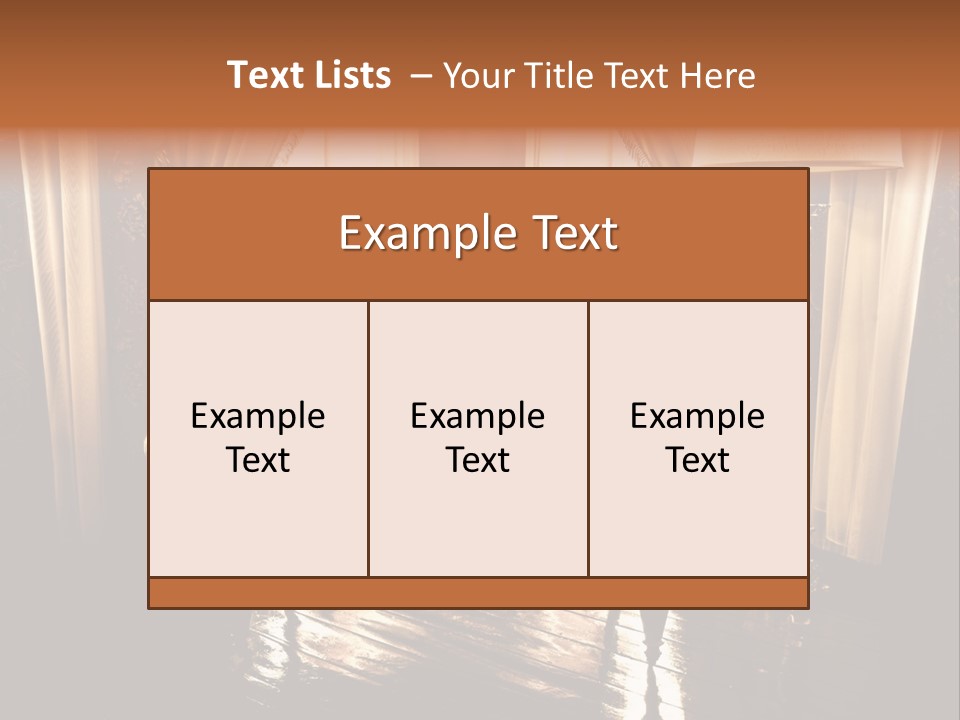 Soft Fiber Decoration PowerPoint Template