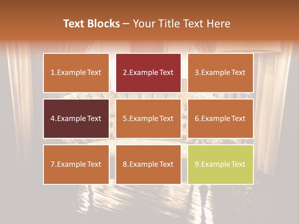 Soft Fiber Decoration PowerPoint Template