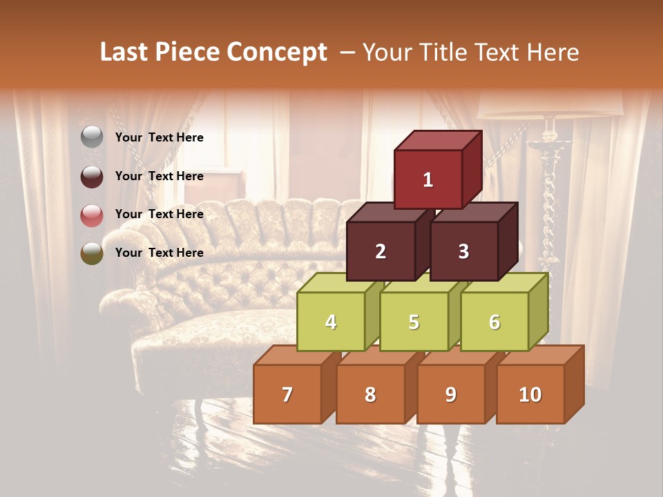Soft Fiber Decoration PowerPoint Template