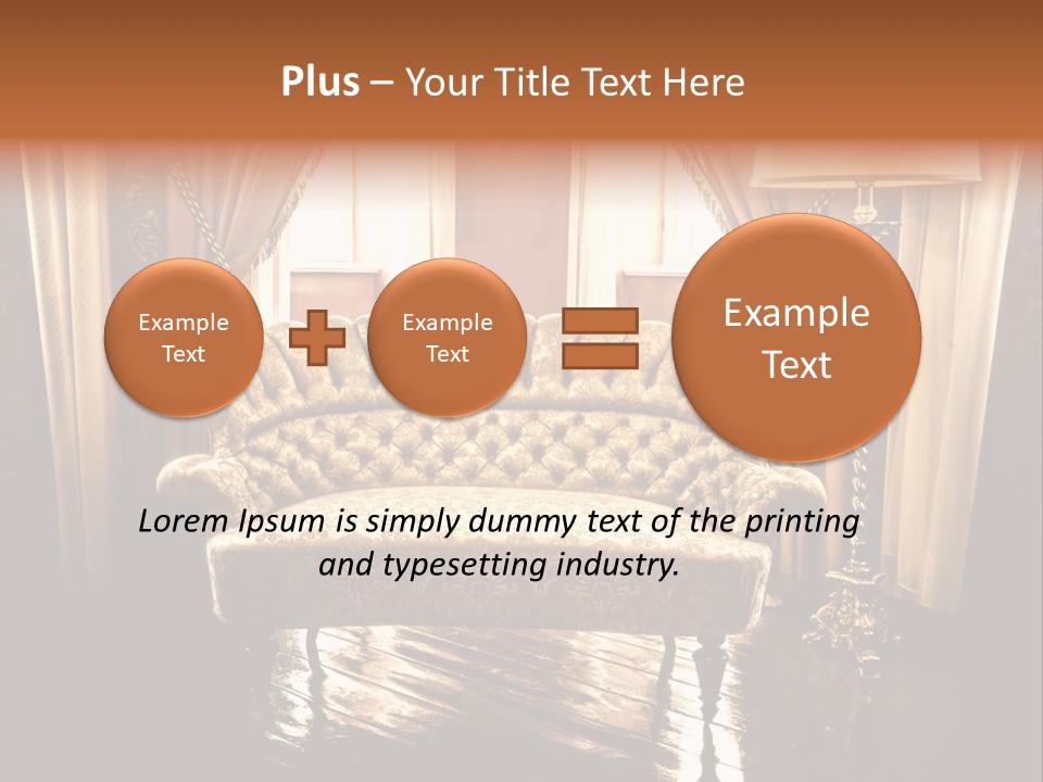 Soft Fiber Decoration PowerPoint Template