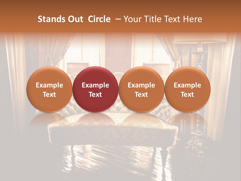 Soft Fiber Decoration PowerPoint Template