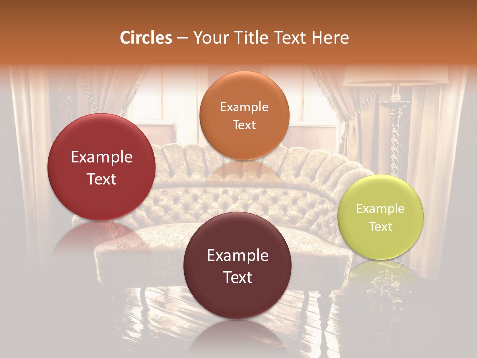 Soft Fiber Decoration PowerPoint Template