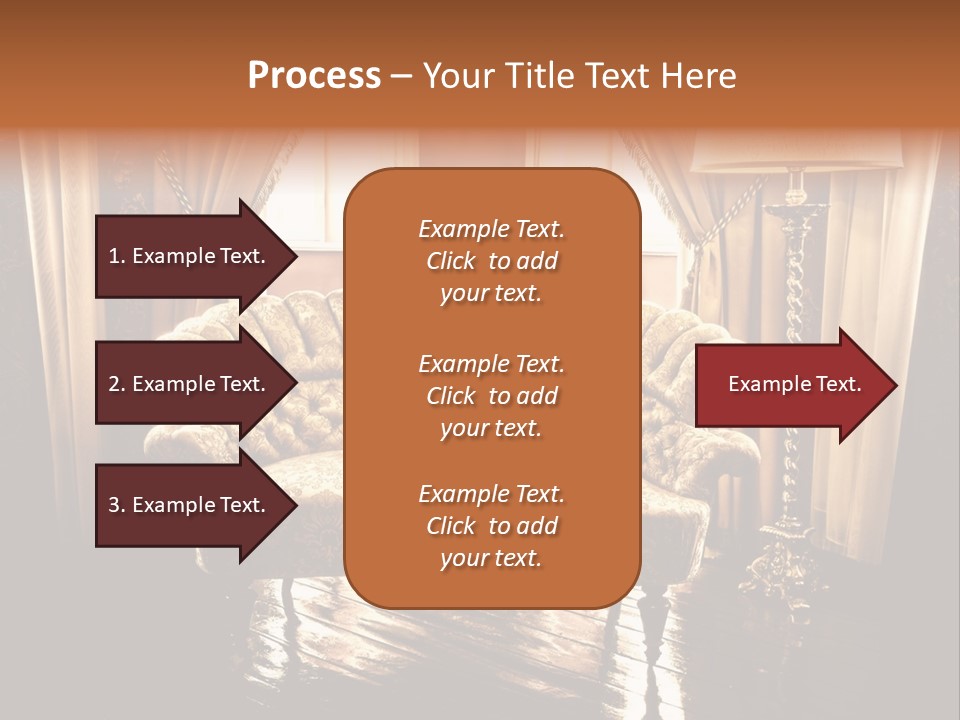 Soft Fiber Decoration PowerPoint Template